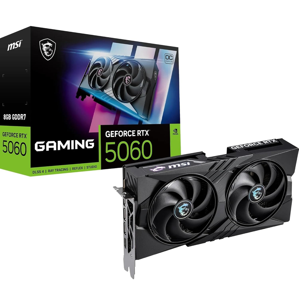 MSI GeForce RTX 5060 8G GAMING OC Graphics Card