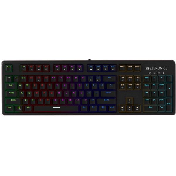Zebronics Zeb-Max Plus V2 Mechanical Gaming Keyboard (Black)