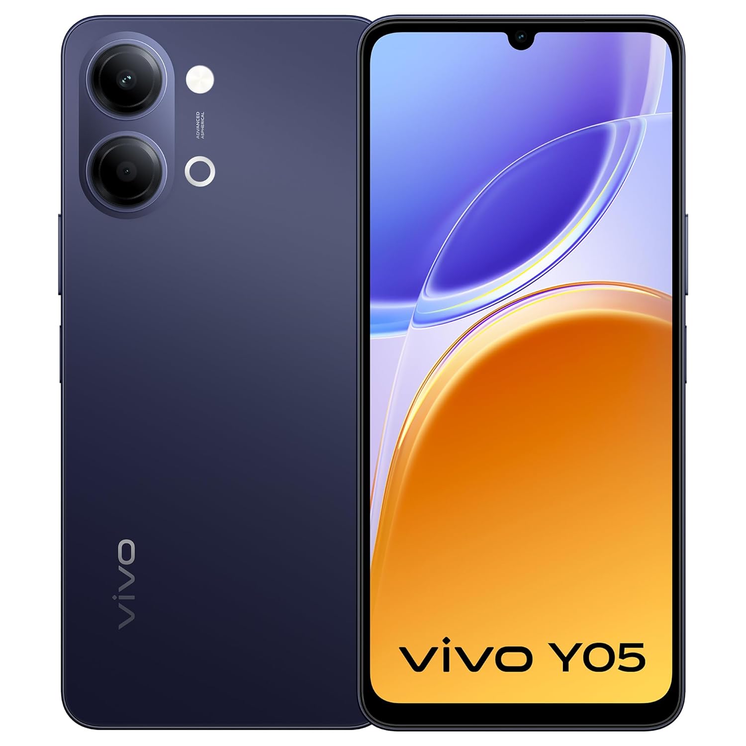 vivo Y05 (Mystic Blue, 64 GB) (4 GB RAM) 4G