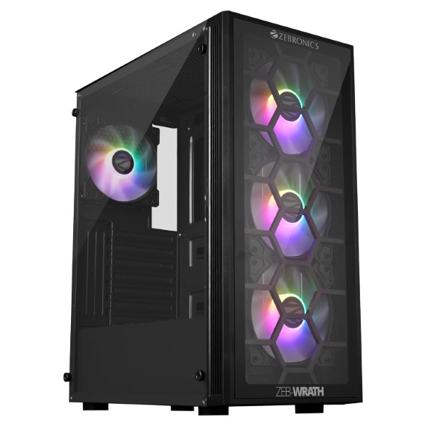 ZEBRONICS Wrath Mid-Tower Premium Gaming Cabinet