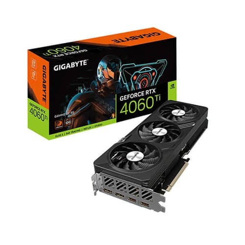 Gigabyte GeForce RTX 4060 Ti Gaming OC 8GB GDDR6 128-Bit Graphics Card (GV-N406TGAMING OC-8GD)