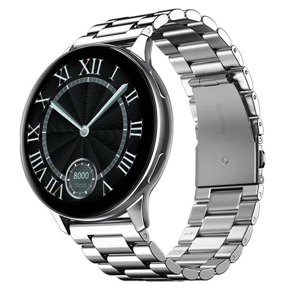 Noise Vortex Plus 1.46” AMOLED Display Smart Watch (Elite Silver)