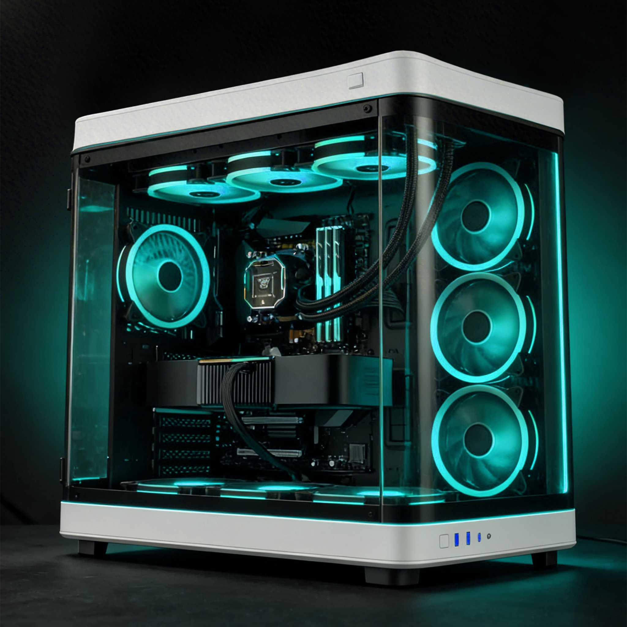 RJ Quantum Workstation Beast Intel Core Ultra 9 285K RTX 4090 PC