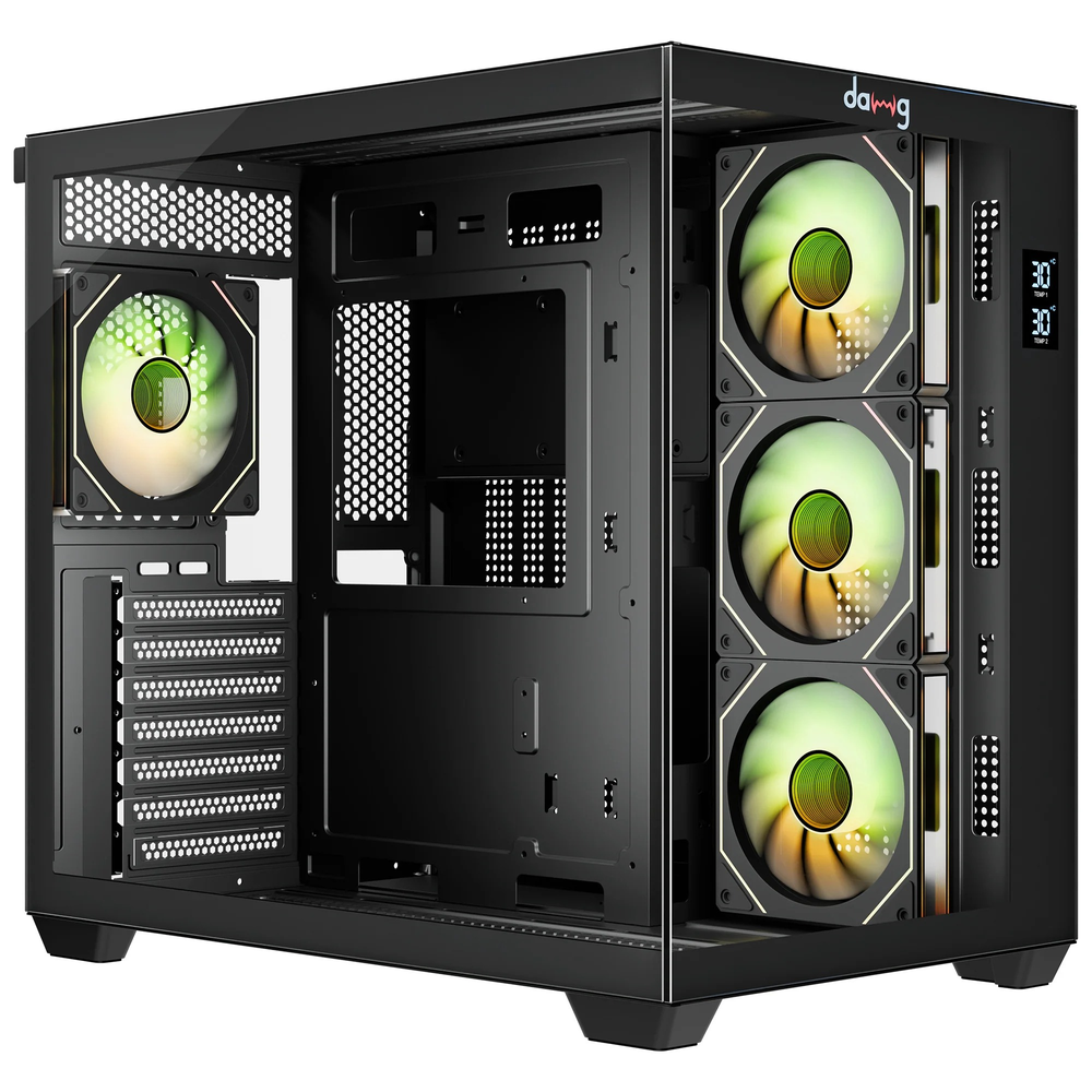 Dawg X 617 Mid Tower Chassis Black