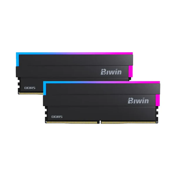 Biwin Opal DW100 48GB (24GBx2) 6000MHz CL28 DDR5 RGB RAM Black