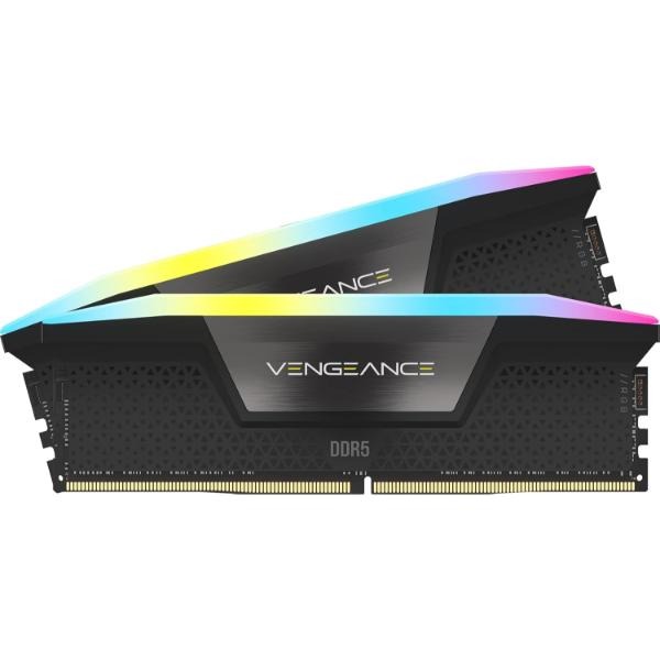 CORSAIR Vengeance RGB DDR5 RAM 128GB 6400MHz CL42-52-52-104 Intel XMP 3.0 Desktop Computer Memory (Black)