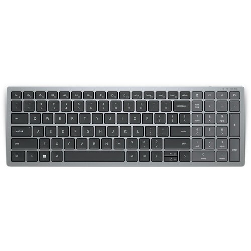 Dell KB740 Compact Multi-Device Wireless Keyboard (Gray)