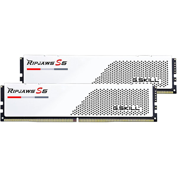 G.Skill Ripjaws S5 32GB (16GBx2) DDR5 5600MHz Desktop RAM (Matte White)