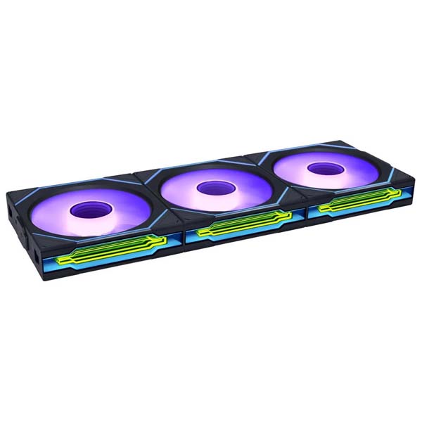 Lian Li UNI Fan SL Infinity Wireless 120mm Triple Pack Reverse Blade Fan Black (12RSLIN1W3B)