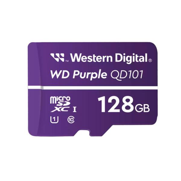 WD Purple SC Ultra Endurance microSD Card – 128GB, microSDXC