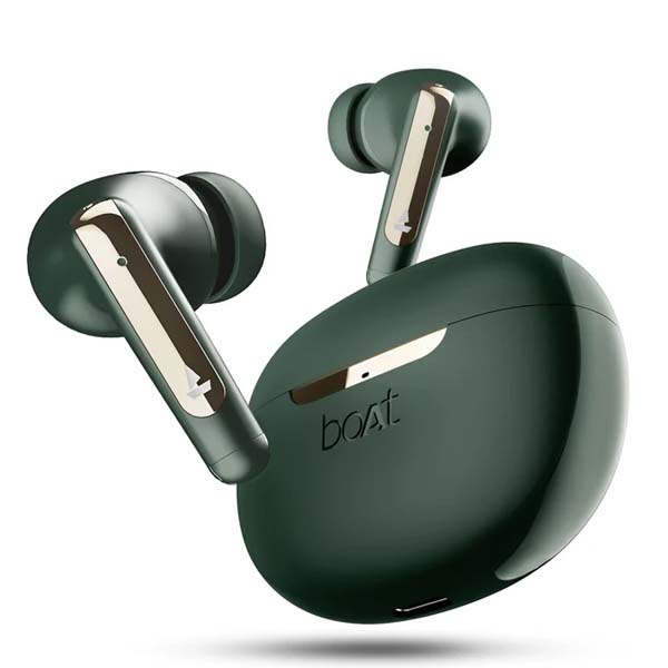 boAt Airdopes 141 ANC v5.3 Bluetooth TWS in Ear Earbuds Wireless Earphones with mic (Green)