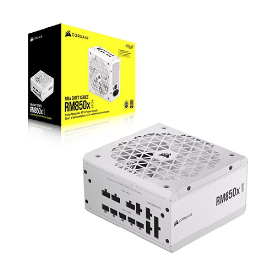 Corsair RM850x Shift 80 Plus Gold ATX 3.1 Fully Modular ATX Power Supply White (CP-9020274-IN)