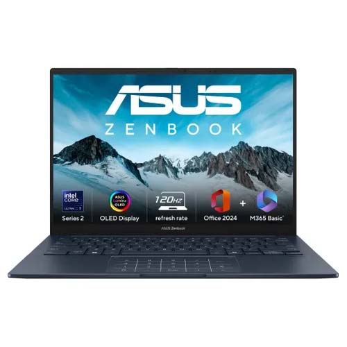 Asus ZENBOOK 14 OLED 14.0 Inch Intel Core Ultra 7 255H 32GB RAM 1TB SSD Integrated GPU Gaming Laptop UX3405CA-PZ163WS