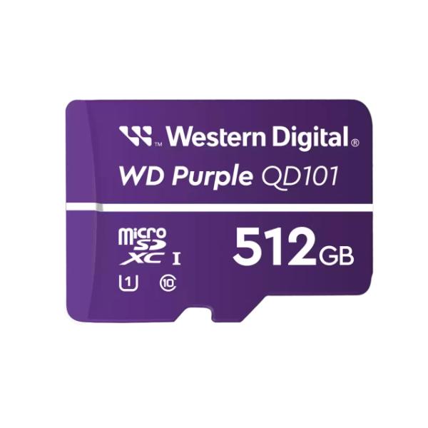 WD Purple SC Ultra Endurance microSD Card – 512GB, microSDXC