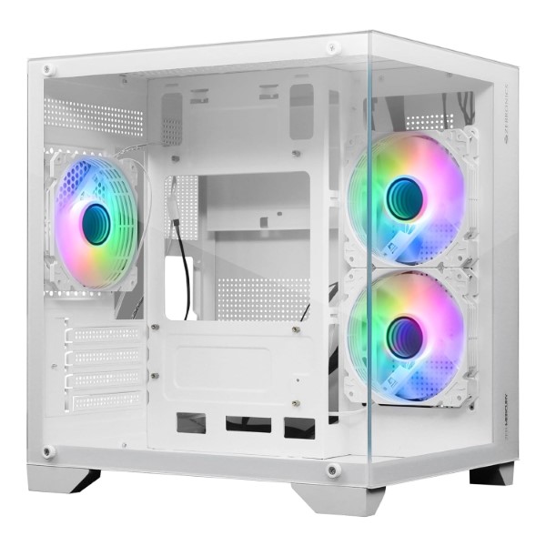 ZEBRONICS MERCURY Premium Gaming Cabinet – White
