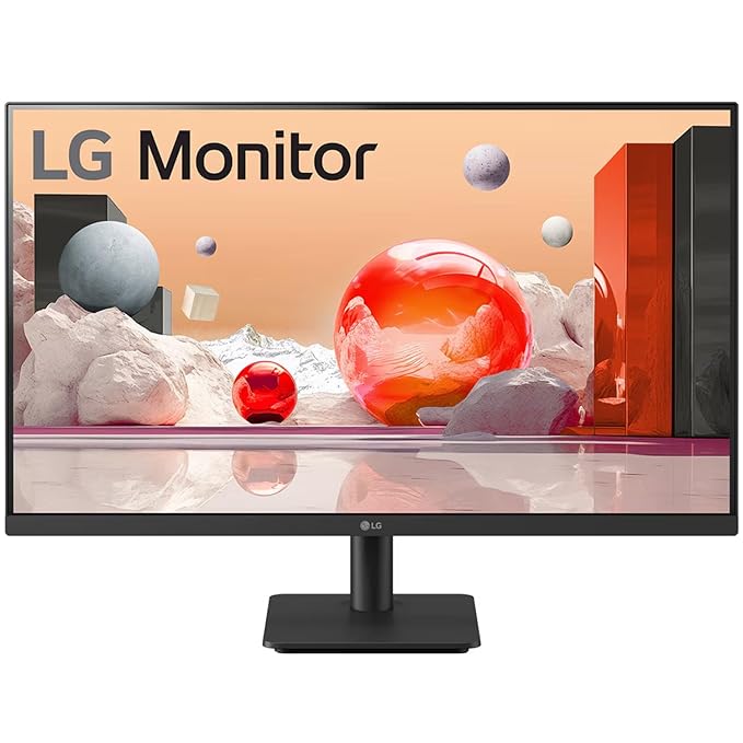 LG 27MS500-B 27 inch IPS FHD (1920×1080) 100Hz 5ms Reader Mode Borderless Design OnScreen Control Black Stabilizer DAS Crosshair HDMI Black