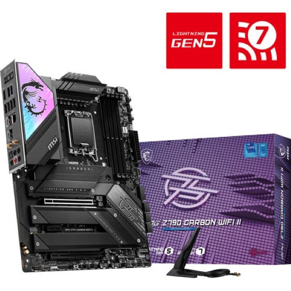 MSI MPG Z790 Carbon Wifi II ATX LGA 1700 Motherboard Supports Intel 12th , 13th & 14th Gen Processors