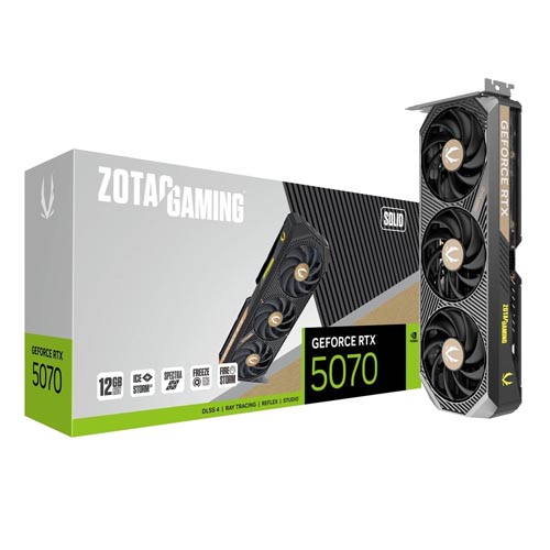 Zotac Gaming GeForce RTX 5070 Solid 12GB Graphic Card ZT-B50700D-10P