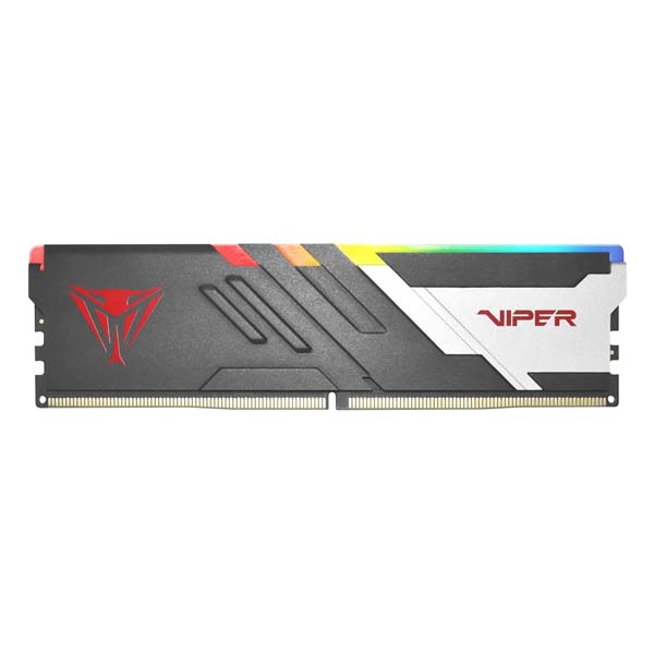 Patriot Viper Venom RGB DDR5 16GB (1X16GB) 6000MHz CL30 1.35v UDIMM Desktop Gaming Memory (PVVR516G60C30)
