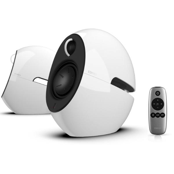 Edifier e25HD 2.0 Bluetooth Multimedia Speaker, 74W RMS, Hi-Res Audio, LDAC, Optical & AUX Inputs, Touch & Remote Control, Elegant Design- White