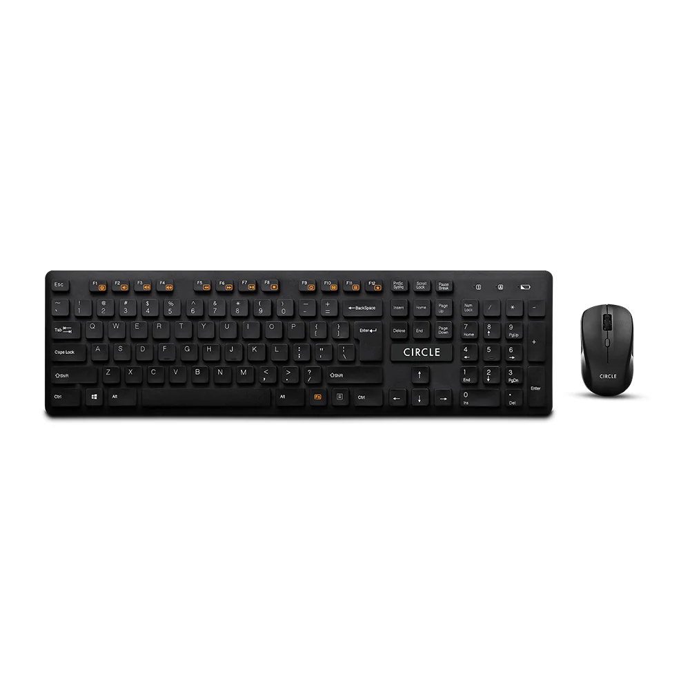 Circle Rover A7 Wireless Combo Keyboard – Black