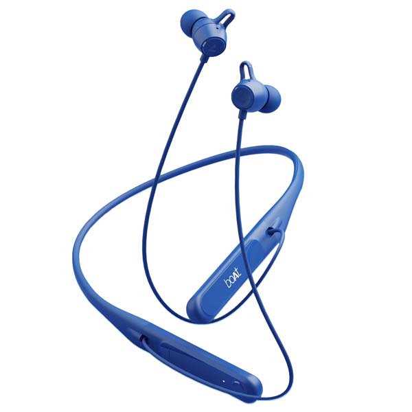 Boat Rockerz 255 Touch ENx™ Technology with Full Touch Controls Neckband (Deep Blue)