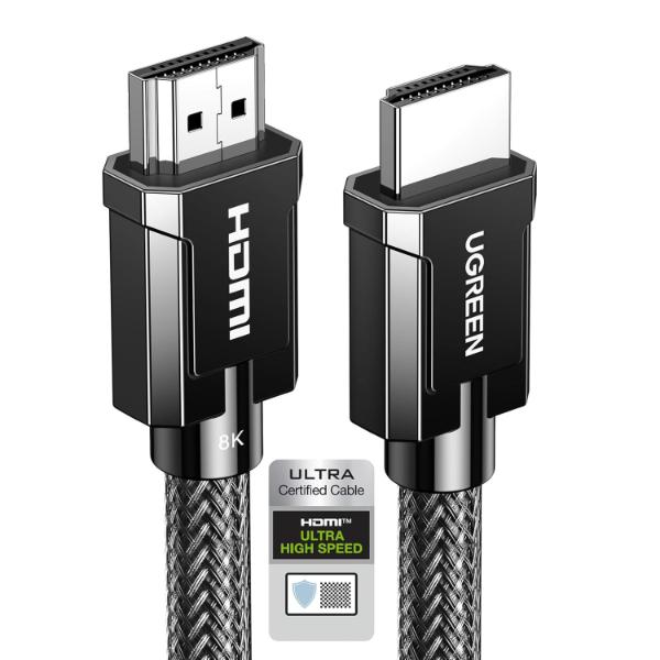 UGREEN HD135 3M 8K@60Hz HDMI 2.1 Ultra Certified Zinc Alloy Braided Cable (80602)