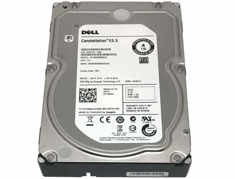 SEAGATE CONSTELLATION 4TB INTERNAL SATA HARD DRIVE