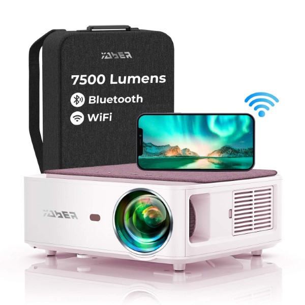 YABER V6 Wifi Bluetooth FHD Portable Wireless Projector