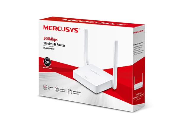 MERCUSYS WIRELESS N300 ROUTER MW301R