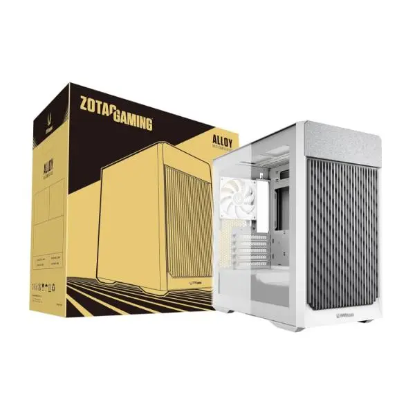 ZOTAC Gaming Alloy Computer Case – White