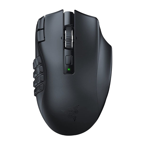 Razer Naga V2 Hyperspeed Wireless Gaming MMO Mouse, Black – (‎RZ01-03600100-R3A1)