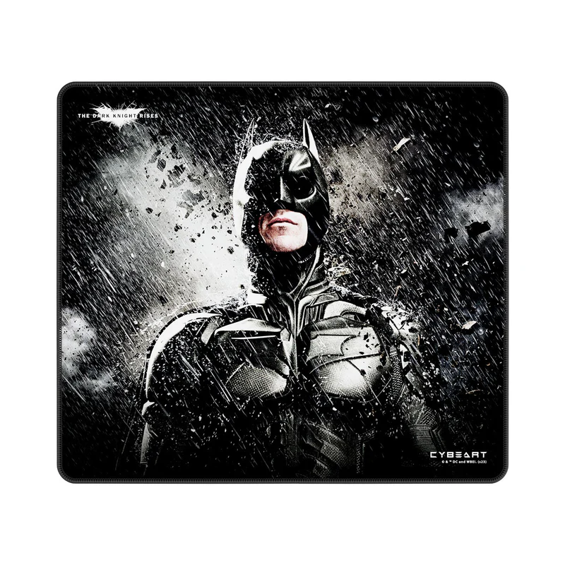 Cybeart | Batman – The Dark Knight Rises Gaming Mouse Pad (Large – 450x400x4mm) | Waterproof, Never Slip Base, Stitched Edges, Esports Grade