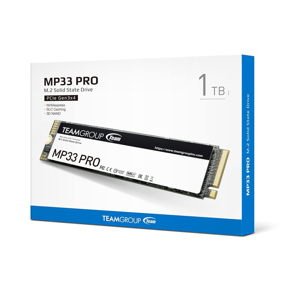 TEAMGROUP MP33 Pro 1TB M.2 PCIe Gen3 x4 NVMe SSD