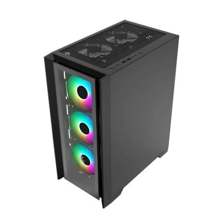 Ant Esports ICE-170TG (ATX) Mid Tower Cabinet (Black) (Copy)