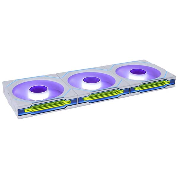 Lian Li UNI Fan SL Infinity Wireless 120mm Triple Pack Reverse Blade Fan White (12RSLIN1W3W)