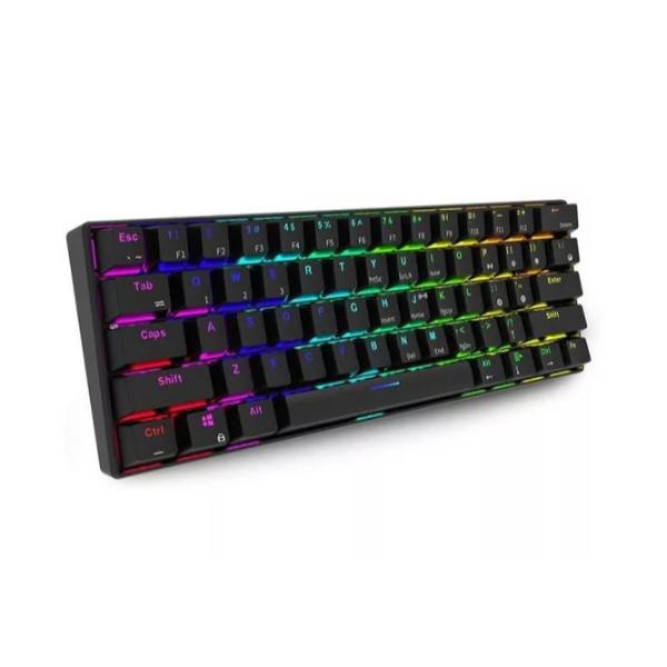 RK ROYAL KLUDGE RK61 Wired 60% Mechanical Gaming Keyboard Brown Switch