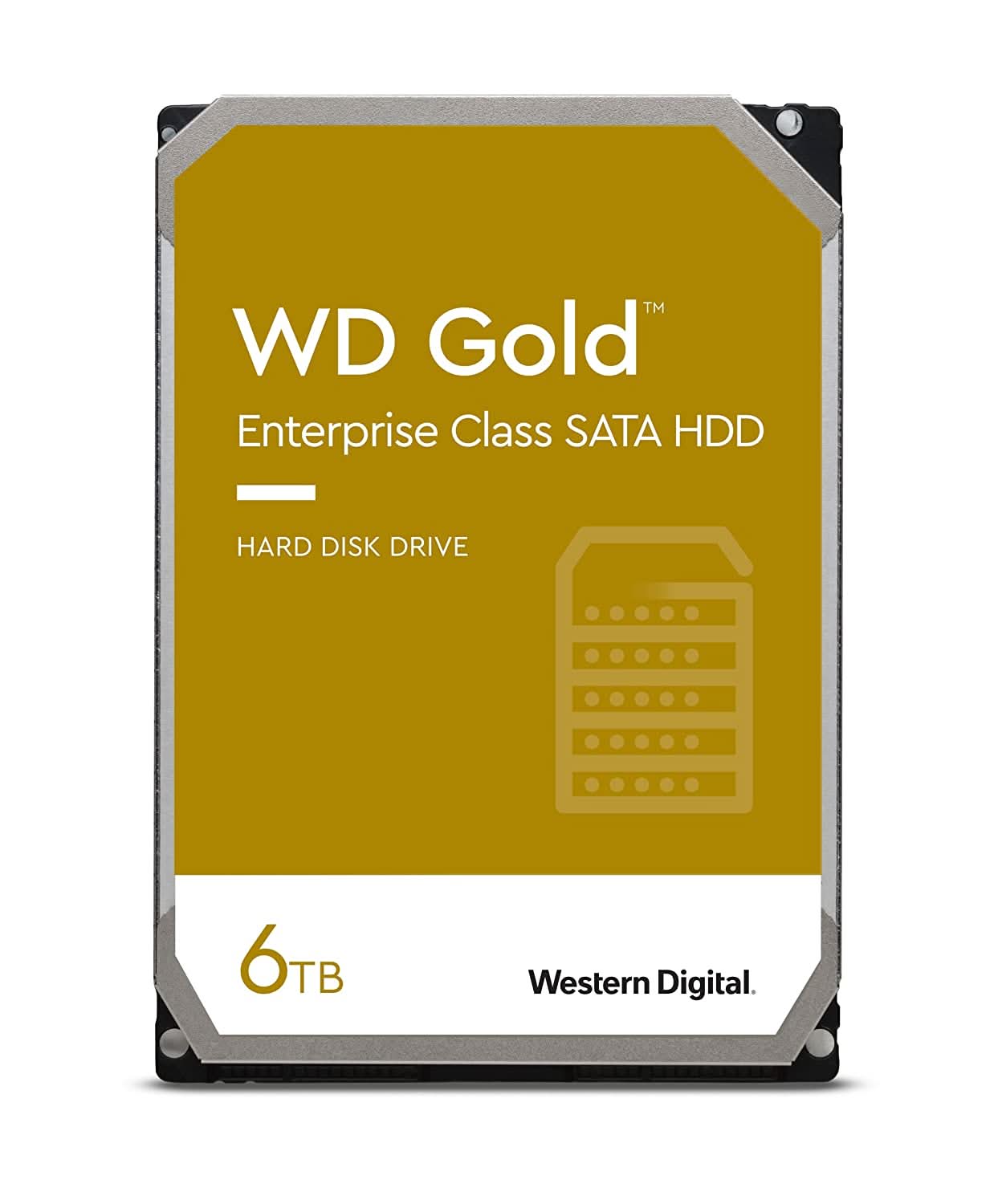 WESTERN DIGITAL 6TB GOLD INTERNAL SATA HARD DRIVE