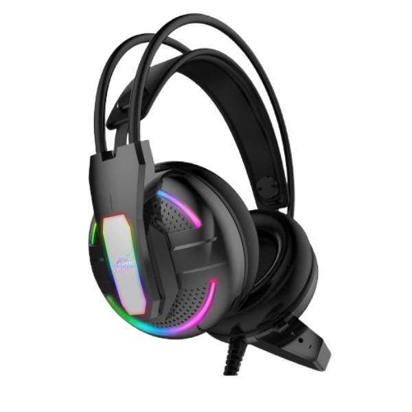 Ant Esports H525 Pro RGB Gaming Headset Gaming Over Ear Wired Headphones with Mic