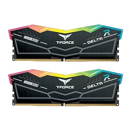 TeamGroup T-Force Delta RGB 32GB 16GBx2 DDR5 5600MHz Ram Black