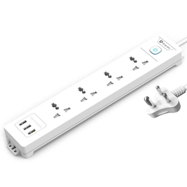 UltraProlink Surge Shield With 4 Sockets,3 USB Ports UM1049U