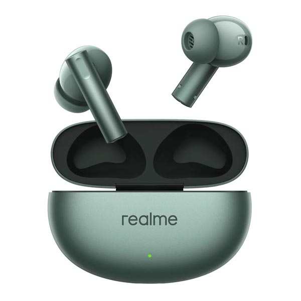 realme Buds Air 6 TWS in Ear Earbuds with 12.4 Mm Deep Bass Driver, 40 Hours Play Time, Fast Charge,50 Db ANC,Lhdc 5.0, 55 Ms Low Latency, Ip55 Dust & Water Resistant, Bluetooth V5.3 (Forest Green