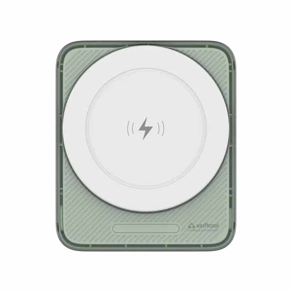 Stuffcool Lucid 15W Magnetic Wireless Powerbank 5000mAh Battery Capacity