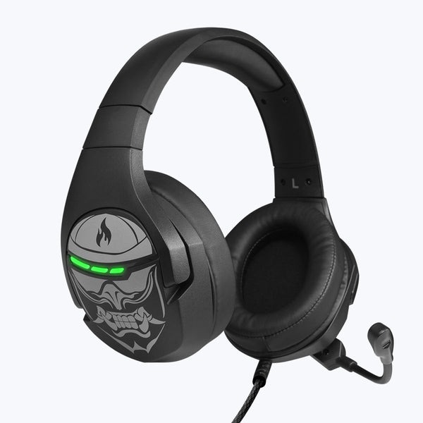 ZEBRONICS Crusher USB Gaming Over Ear Headphone with Advanced Software, 7.1 Simulated Surround Sound, Rgb Led, Powerful Bass, 2 Meter Braided Cable, 50Mm Neodymium Drivers, (Black)
