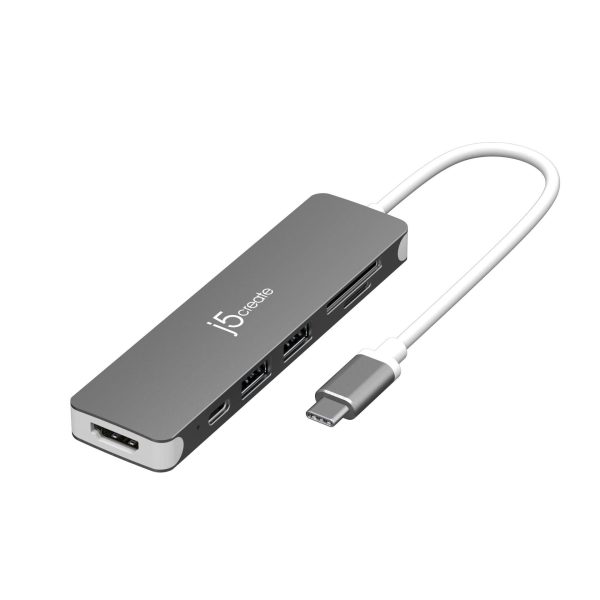 j5create JCD353 USB-C to 4K HDMI Multi-Port Hub