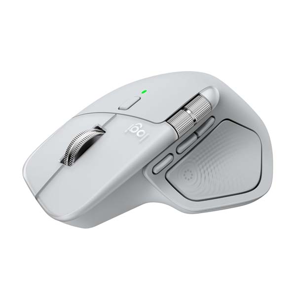 Logitech MX Master 4 for Mac Ergonomic Bluetooth Mouse (White Silver)