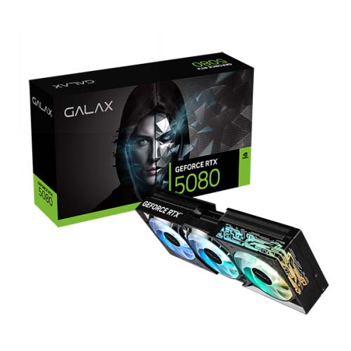 GALAX GeForce RTX 5080 1-Click OC 16GB GDDR7 Graphic card 58NZN6MDBBOC