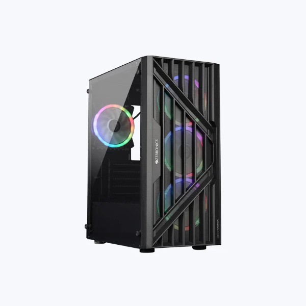 Zebronics Zeb Voxa Black Gaming Cabinet