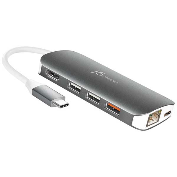 j5create JCD383 Multi Adapter (9 Functions in 1)