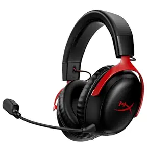 HyperX Cloud III – Wireless Black-Red Gaming Headset – (77Z46AA)